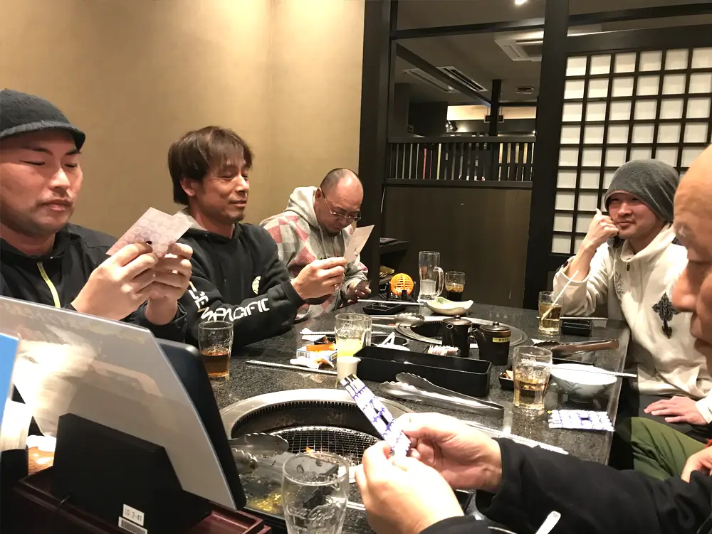仕事を超えた交流の様子